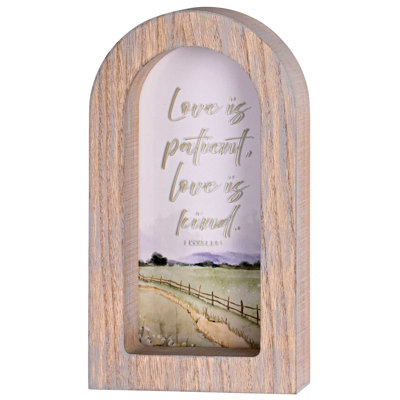 Encadré «Love is patient» 5 x 8
