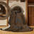 Machine Washable Trellis Brown Area Rug-1734780375