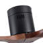Ventilateur de plafond rustique 52 po sans lumière - noir mat avec pales en bois massif