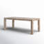 Parson 79" Wide Pine Wood Dining Table