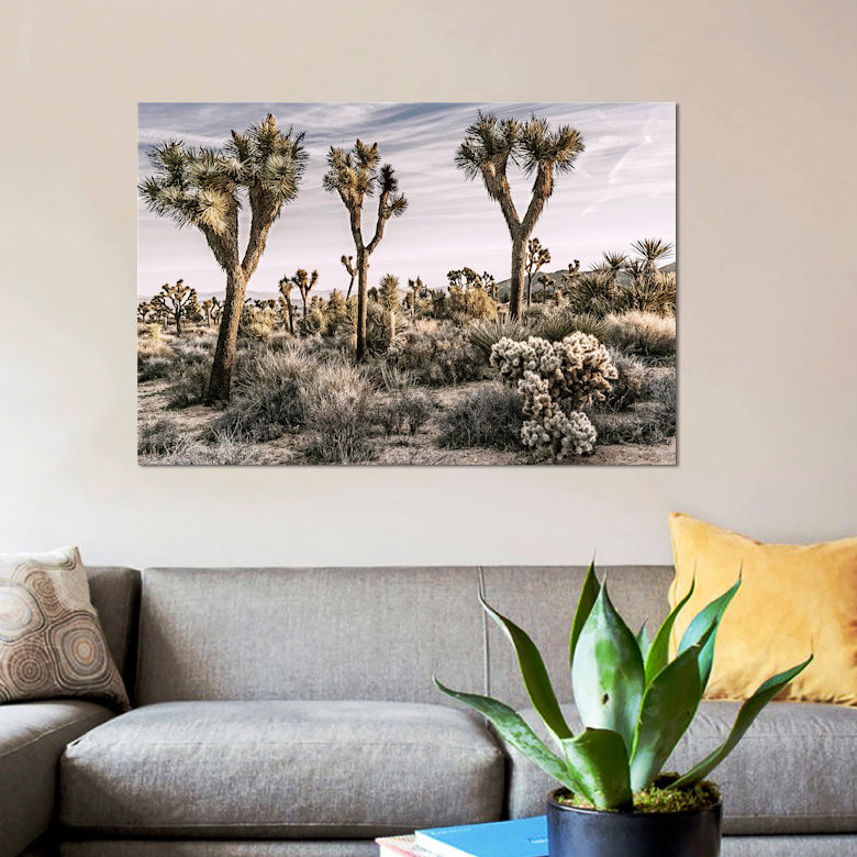 «Joshua Tree Views IX», impression sur toile, H 40 po x l 60 po x P 1,5 po, Toile tendue, Pas de tapis