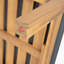 Chaise longue d'extérieur en bois