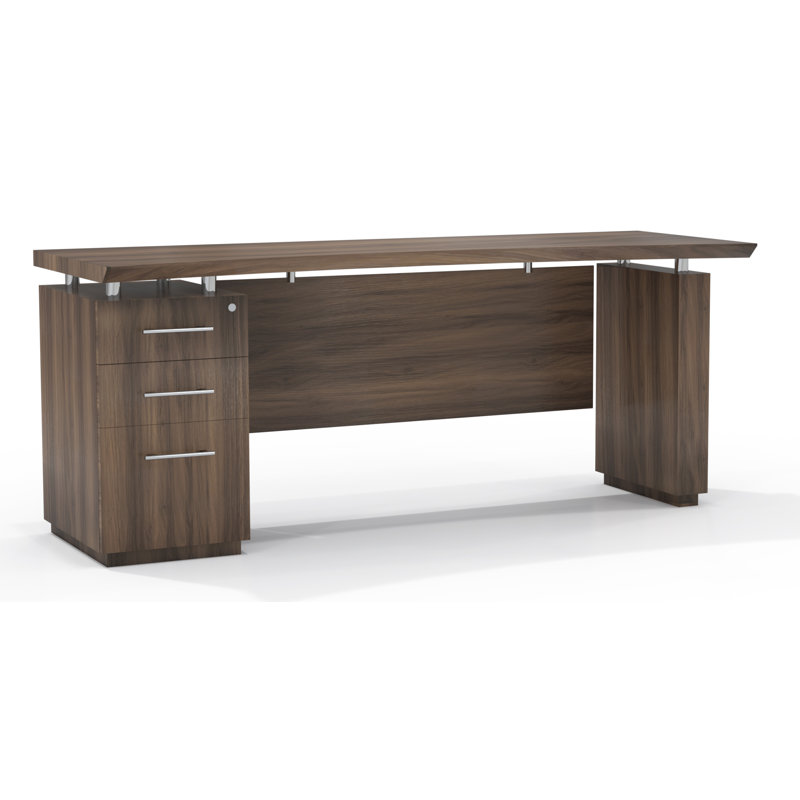 Bureau Sterling, Bois de grève texturé, H 29,5 po x l 72 po x P 24 po