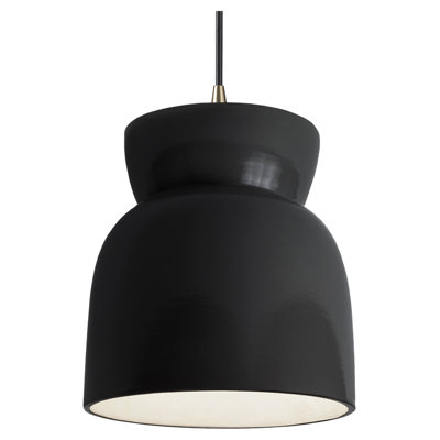 Luminaire suspendu simple en forme de sablier à DEL Sadaris
