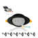 Adjustable Downlight 4'' Selectable Color Temperature Dimmable IC Rated LED Canless Recessed Lighting Kit