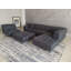 Canapé modulaire en microfibre avec repose-pieds Behadil-215865947-215865946
