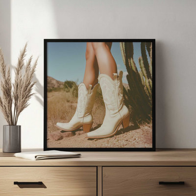 «Desert bottes» par Heidi Kuntz, reproduction d'art