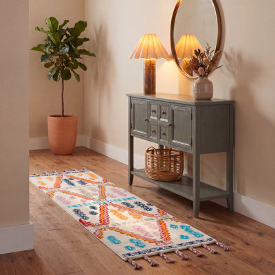 Antwi Hand Tufted Performance Geometric Rug