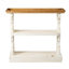 Tablette 35,5 po x 14 po x 32 po en bois naturel vieilli