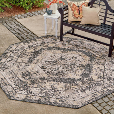 Tapis d'intérieur / extérieur oriental Susan