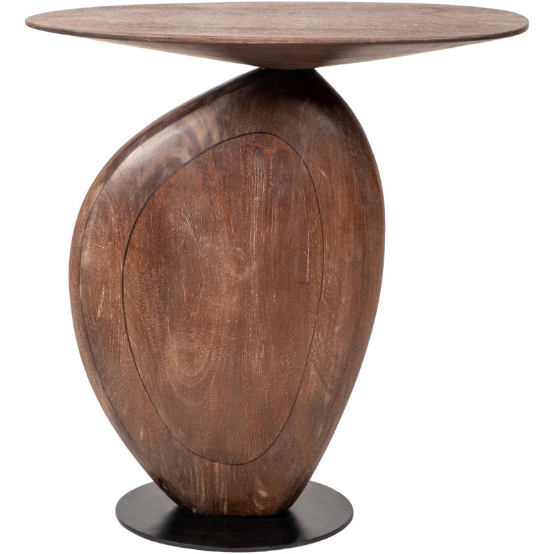 Table de bout Jiram, Brun foncé / bronze foncé