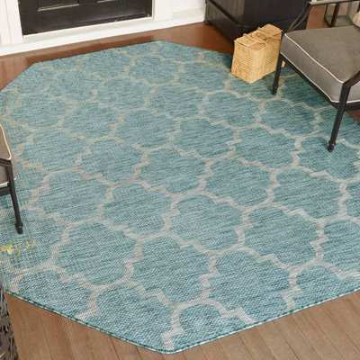Annetrude Geometric Indoor / Outdoor Rug