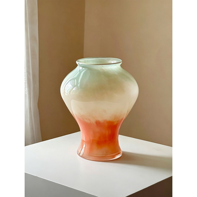 Vase en verre Curved