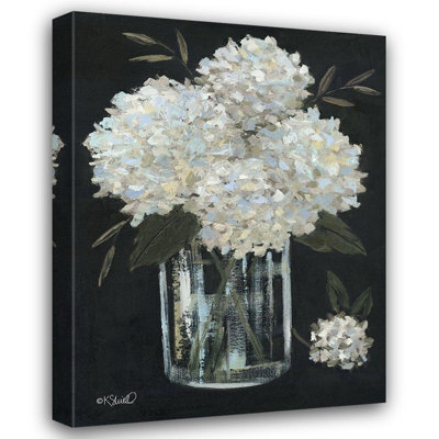 «Winston Porter Sherrill», art sur toile tendue de la galerie Kate: White Hydrangeas II