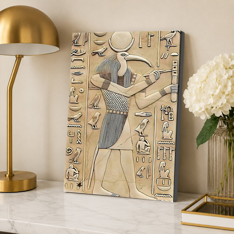 Ancien dieu égyptien de la sagesse, affiche d'art Thoth, 20x30inch, Artwork Design-1