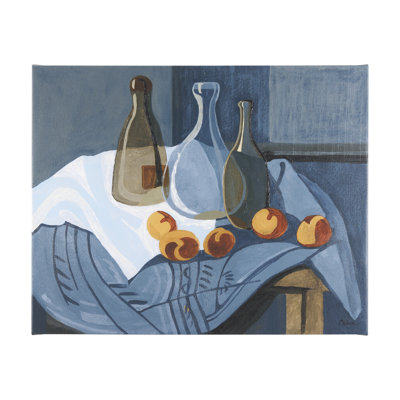 Nature morte avec toile tendue à la main