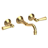 Jacobean Wall Mount Bathroom Faucet