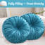 Coussin décoratif en velours rond 15 po (ensemble de 2)-99170715