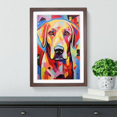 Labrador Retriever Constructivism - Framed Print