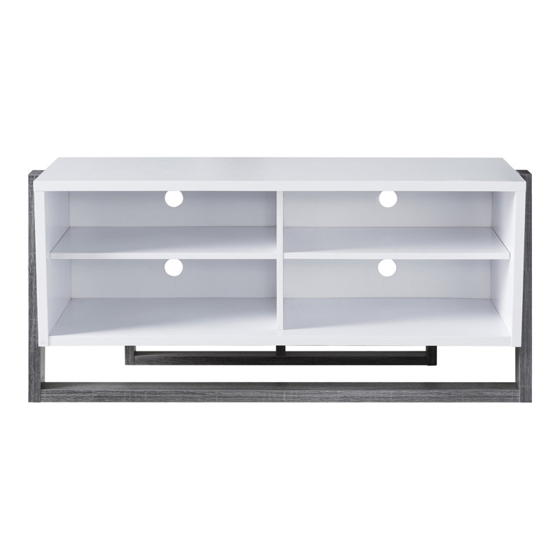 Fresquez 4-Piece Entertainment Center for TVs up to 55", Light Gray