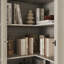 Bibliothèque modulaire H 71 po x l 94,4 po à 4 tiroirs avec portes en verre givré