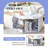 Hexagonal MDF Coffee Table, Characteristic Pattern Stickers-677548113-677548117