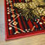 Tapis beige / rouge Pesce-28657591