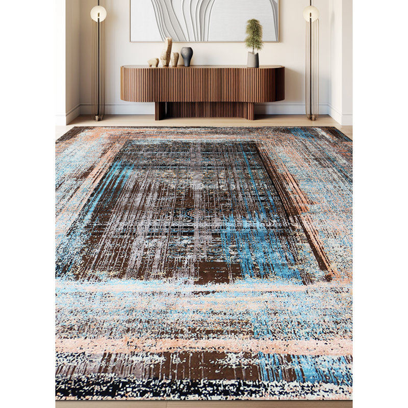 Hand Knotted Indoor Rug, Rectangle 9' x 12'
