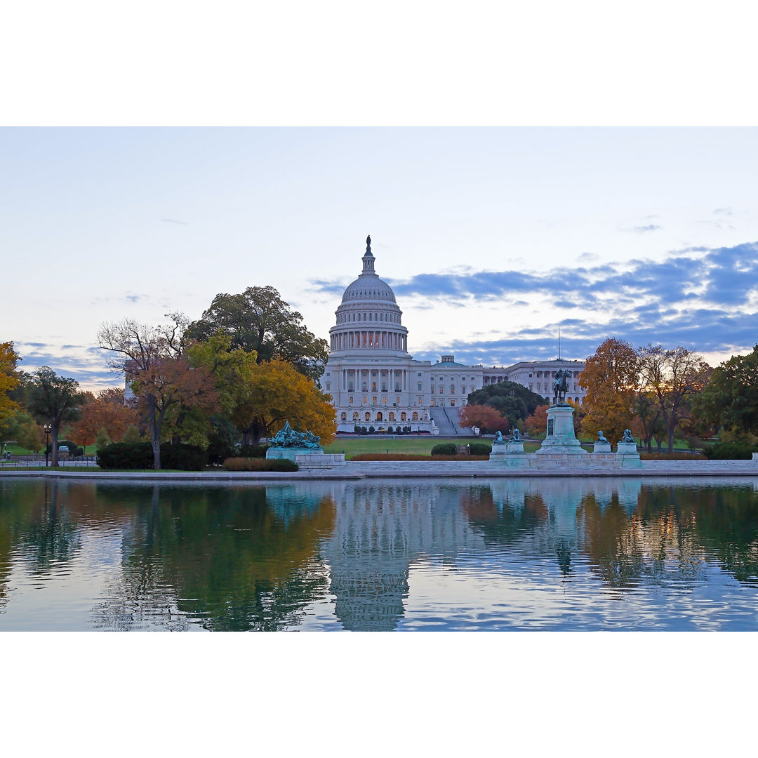 Us Capitol Building by Amedved - Drucken