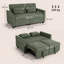 167 cm W Eucalyptus Outdoor Sofa-55687751