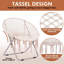 Fauteuil Papasan en coton de 29,5 po de large Runnells-949726731