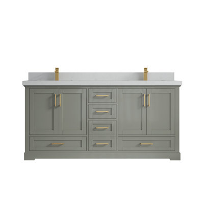 Ensemble de meuble-lavabo double 72 po Esin