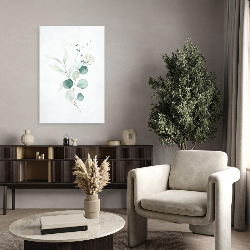 Leafy Retreat 2, art naturel contemporain, H 36 po x l 24 po