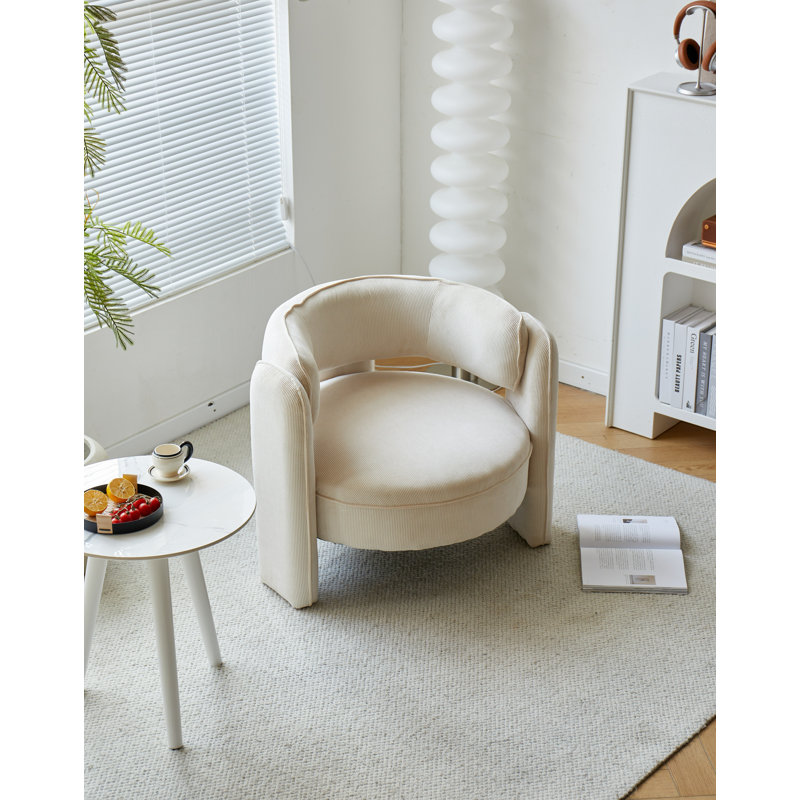 Neshay Chair, Beige Corduroy