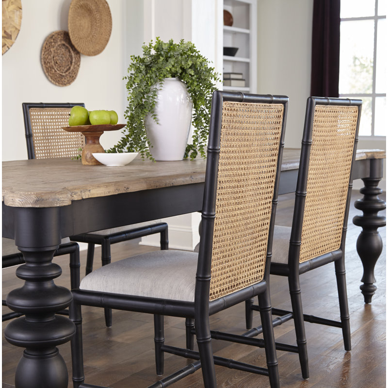 Arly Upholstered Dining Chair, Antique Ivory