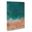 Ocean Meets The Sand In Abstract - Wrapped Canvas-55312060