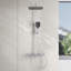Three-outlet thermostatic shower, gray-1434187411-1434187412