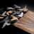 Elegant Decorative Wooden Wall Accessory, Walnut & Black, 17.7 x 33.9 inches | 100% Wood (Thickness: 1.2 inches) & Metal (Thickness: 0.06 inches) | Perfect for Home Decor, Easy Wall-Mount Design, Stylish & Functional-1123472867