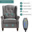 Fauteuil inclinable à oreilles avec massage et chaleur Accent-1188851900