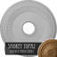 Médaillon de plafond classique H 18 5/8 po x l 18 5/8 po x P 1 1/8 po-1733137052