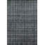 Tapis décoratif rayé noir à motif moderne lavable à la machine-2123451154