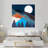 Abstract Mountains Peel & Stick Border-93868175