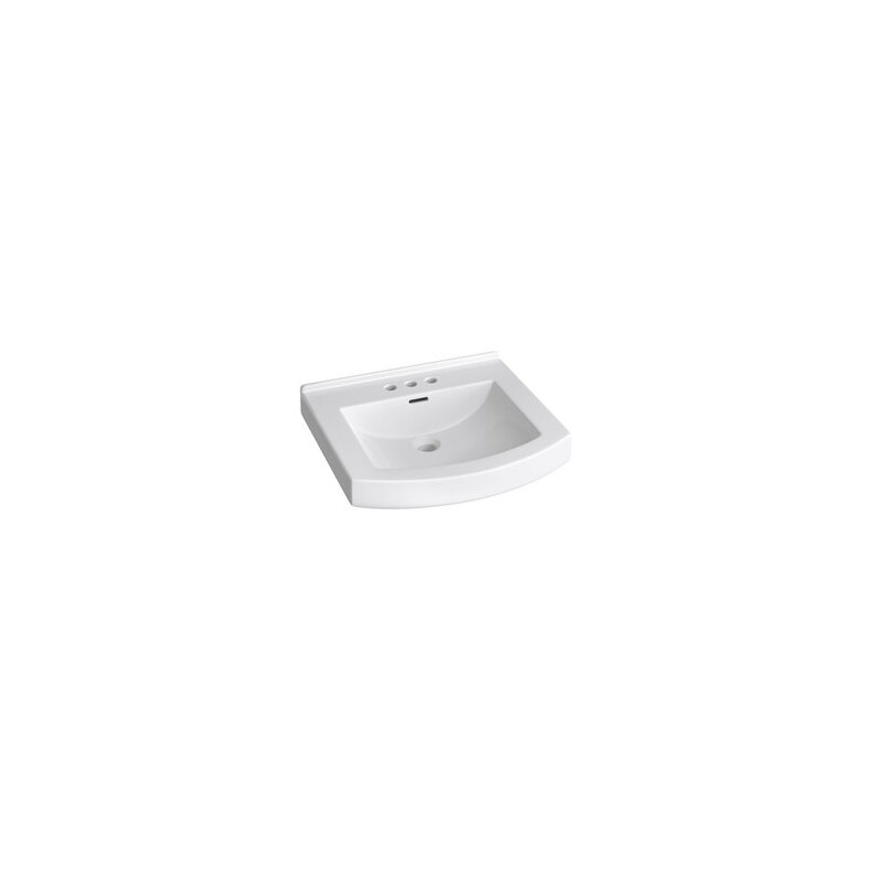 Proflo 19'' White Vitreous China Rectangular Bathroom Sink