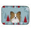 Tapis de séchage papillon de noël winter