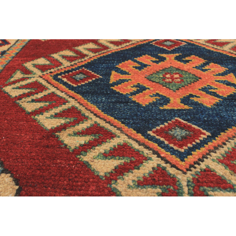 Tapis zone en laine de couloir 2 pi 8 po x 9 pi 9 po "one-of-a-kind" à main noué la 2010 ushak Ochlocknee