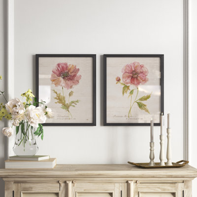 " Soft Poppy " 2 - Pieces