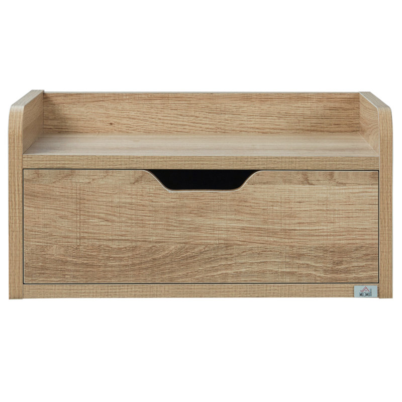 Mullica 40cm W Manufactured Wood Bedside Table