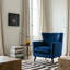 Ghita Velvet Wingback Chair-117245706