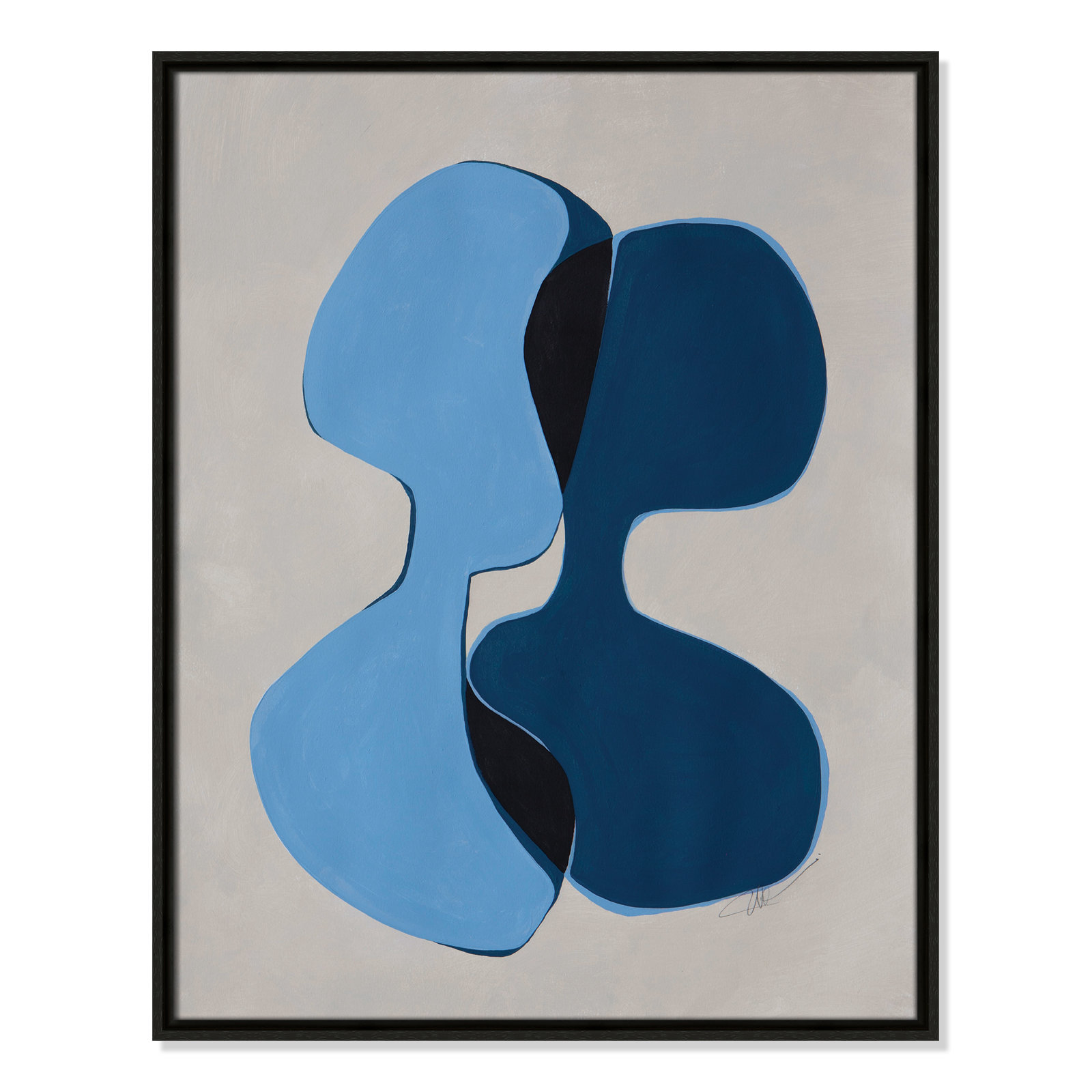 In Unity Collection "In Unity I" Print, Espresso Framed, 29.5" H x 23.5" W x 2" D