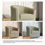 Fauteuil demi-tonneau pivotant Aunna-327422287